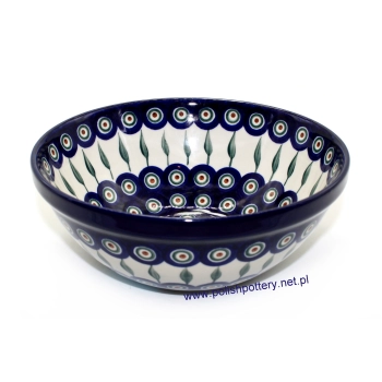 Miska 2L Ø23cm dek. 54X Pawie Oko